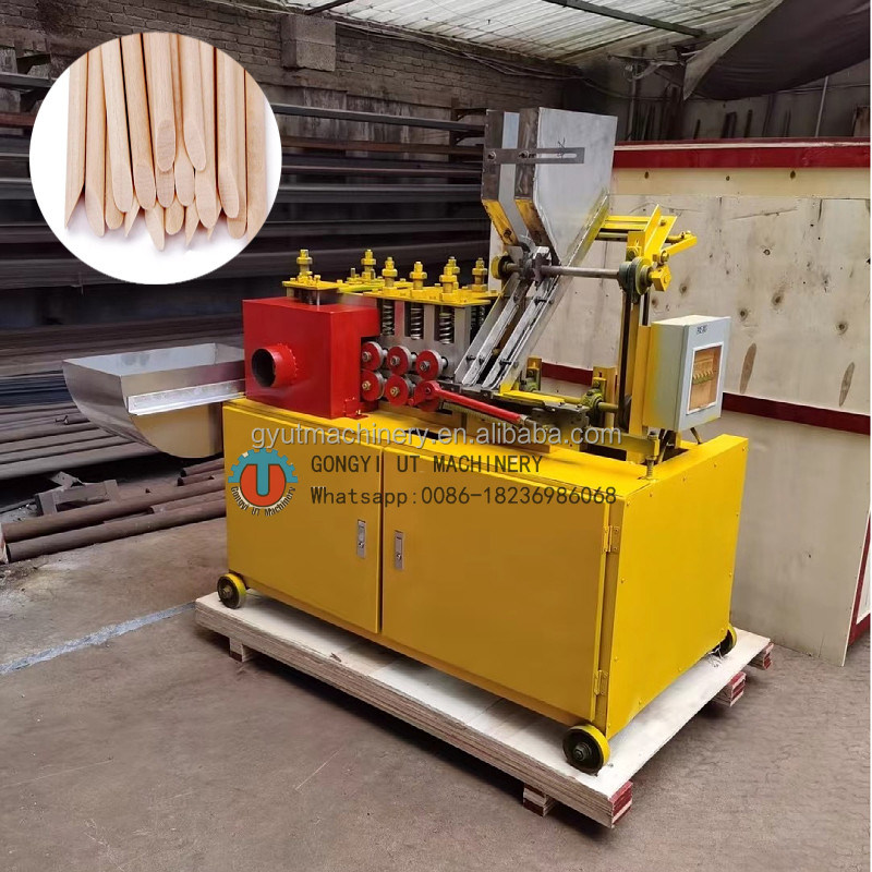 Bamboo Beauty and Nail Head Cuticle Pusher Remover Making Machine Máquina de afiar bastão de madeira com afiador