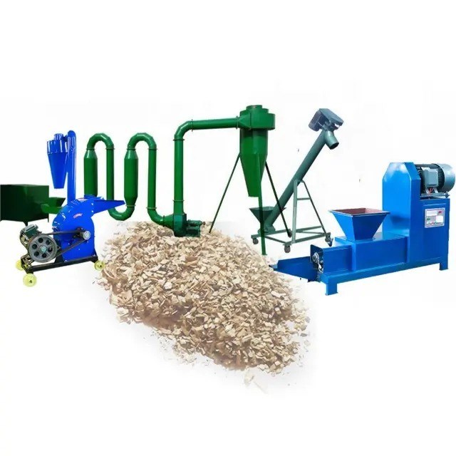 Comprimento 1000mm Rice Husk Air Flow Dryer para secar várias matérias-primas eficientemente
