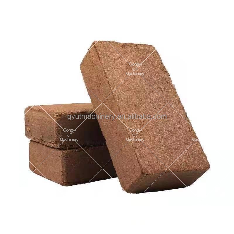 Máquina de compressão de 5 kg de turfa de coco horizontal para as Filipinas Exportador de coco