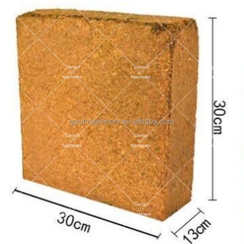 3500 KG Capacidade Máquina de prensagem de tijolos de coco de coco para baleias Tamanho 600*400*300 mm