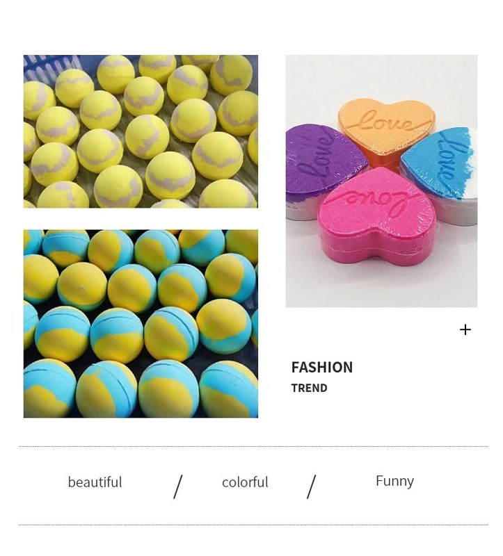 Máquina de moldagem semiautomática de 40 mm em forma de coração para banho de sal para hotel spa