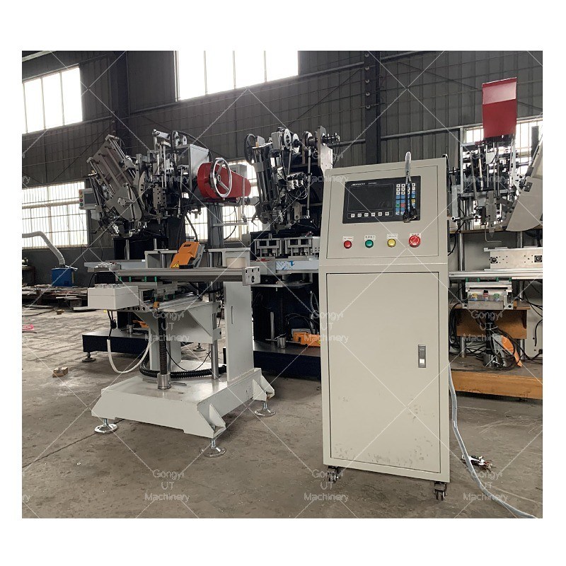 Máquina de fabricação de vassouras multifunção de 5 eixos de alta capacidade de tensão automática 220v/380v