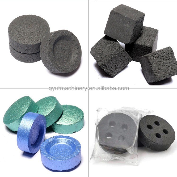 30000pcs/h Capacidade Forno de carbonização de carvão de madeira Shisha para produção de carvão de madeira