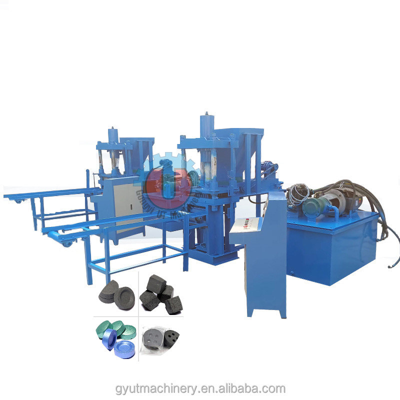 30000pcs/h Capacidade Forno de carbonização de carvão de madeira Shisha para produção de carvão de madeira