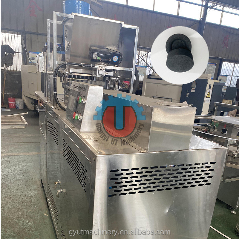 1200KG Peso Bloco Redondo Carvão Hookah Carvão de fazer máquina para 30-45MM comprimidos