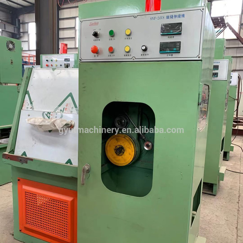 Máquina de desenho de fios de aço com baixo teor de carbono com revestimento de carburo de tungstênio e motor de 7,5 kW