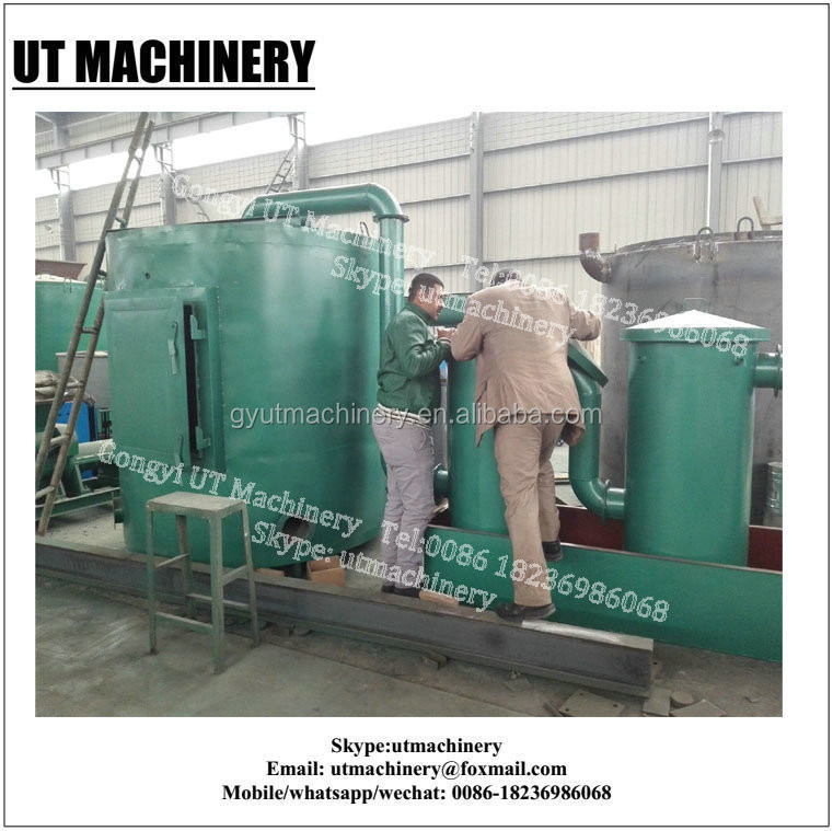 Máquina de fabricação de biocarbono/máquina de retortamento de biocarbono para produção ecológica