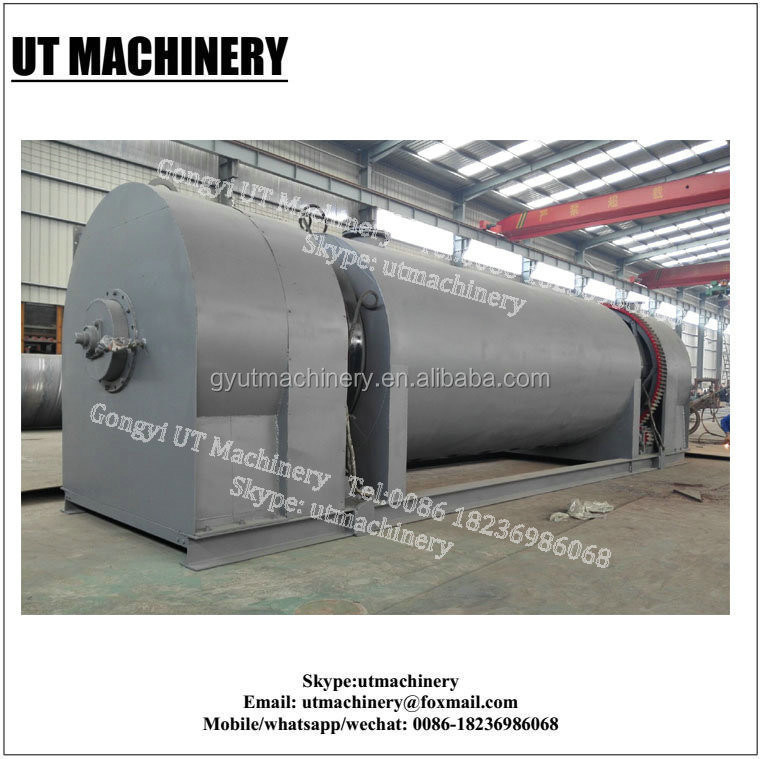 7Forno de carbonização de casca de coco para produção de carvão em larga escala