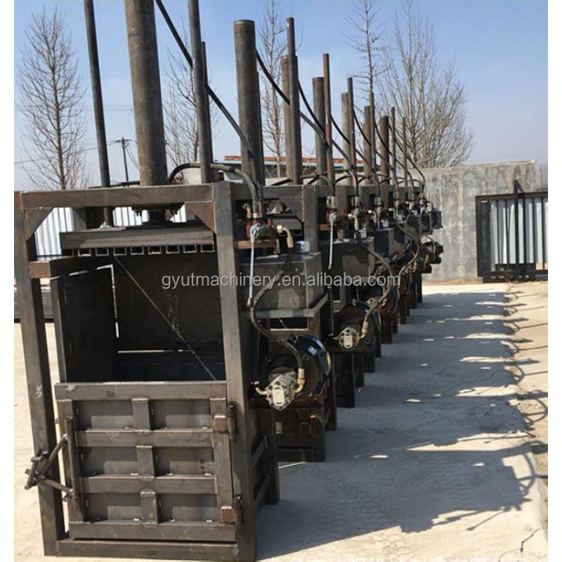 Máquina de embalagem de compressão para papel de desperdício