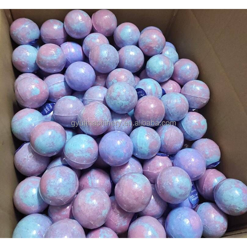 Máquina de embalagem de barras de sabão e bola de banho com suporte técnico de vídeo