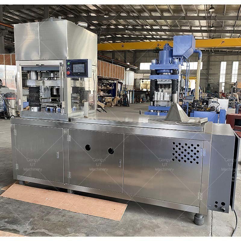 Produção rápida e conveniente de bolas de bomba de banho com máquina hidráulica de bolas de sal de banho