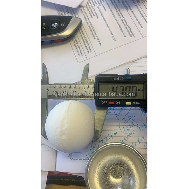 Produtor de prensas de bolas hidráulicas de bombas de banho para prensas de bolas de sal, máquina de fazer sabão de banho