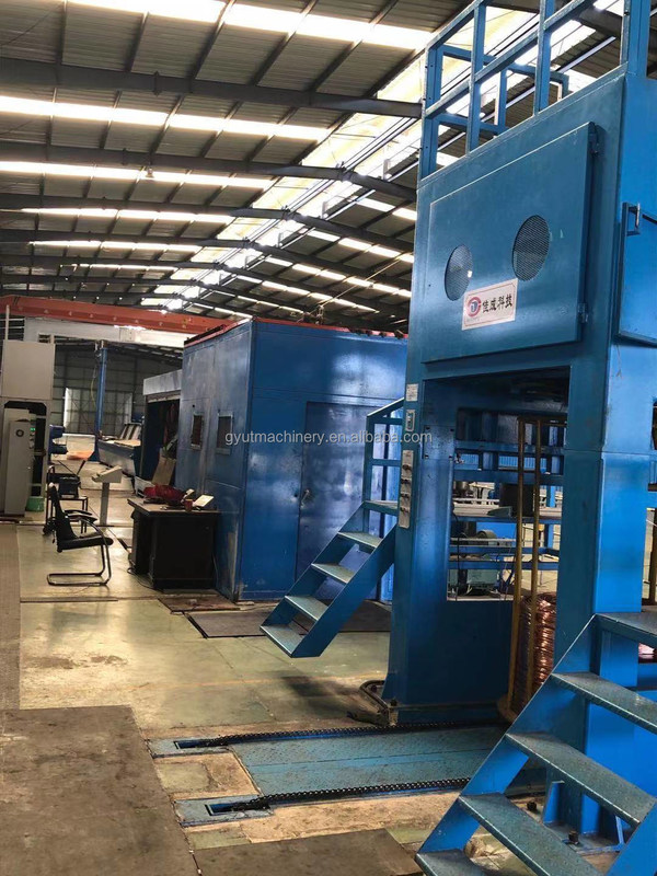 Diâmetro de entrada da linha de produção de divisão de fio de cobre/cu 8mm 7000*1200*1500 para saída