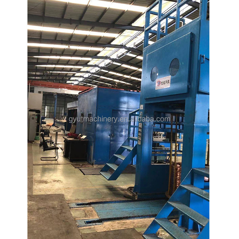 Diâmetro de entrada da linha de produção de divisão de fio de cobre/cu 8mm 7000*1200*1500 para saída