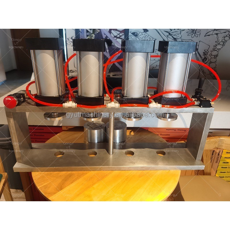 Fácil de operar Máquina de prensagem de bolas de bomba de banho pneumática manual com peças de reposição gratuitas