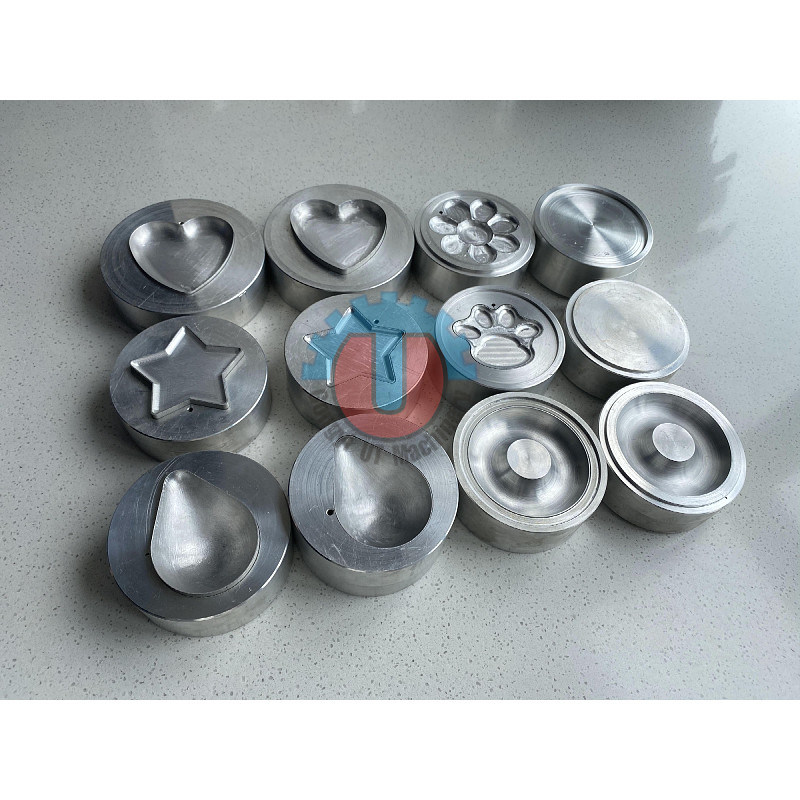 Melhore a sua produção de bombas de banho com uma pequena máquina pneumática e molde de alumínio