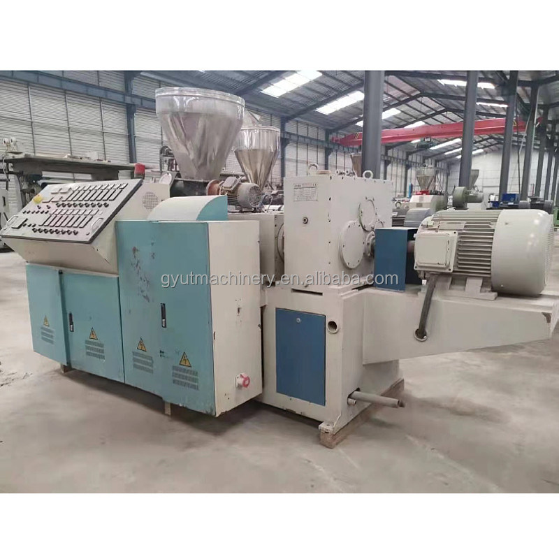 Máquina de extrusão de tubos de PVC de duplo parafuso para linha de produção de tubos de PVC