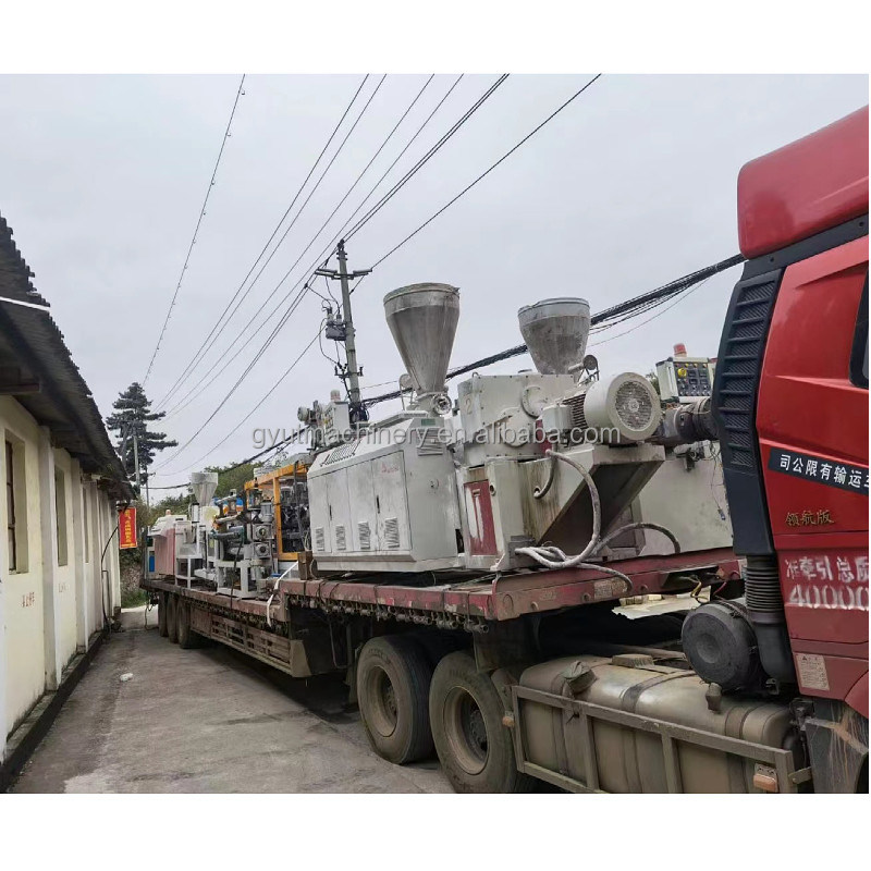 Máquina de extrusão de tubos de PVC de duplo parafuso para linha de produção de tubos de PVC