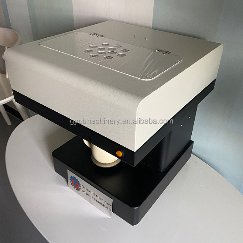 Impressora 3D de bolo de comida e café com cabeça de impressão HP 803 ajustável em altura e presente de tinta comestível gratuito