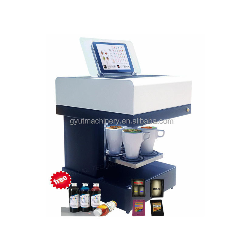 Impressora de bolos de café multifunção de 2023 para alimentos comestíveis comerciais americanos 3D