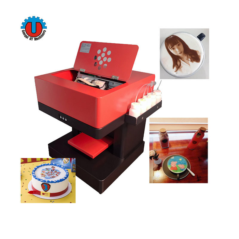 Impressora de bolos de café multifunção de 2023 para alimentos comestíveis comerciais americanos 3D