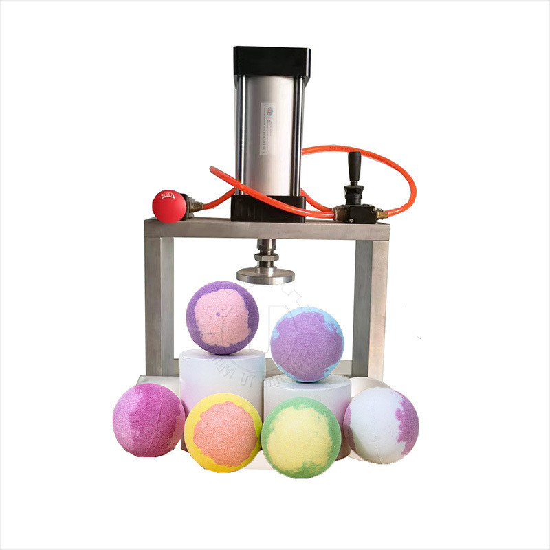 Máquina de prensagem de barras de shampoo a vapor de chuveiro Prensa de bomba de banho pneumática para pequena produção