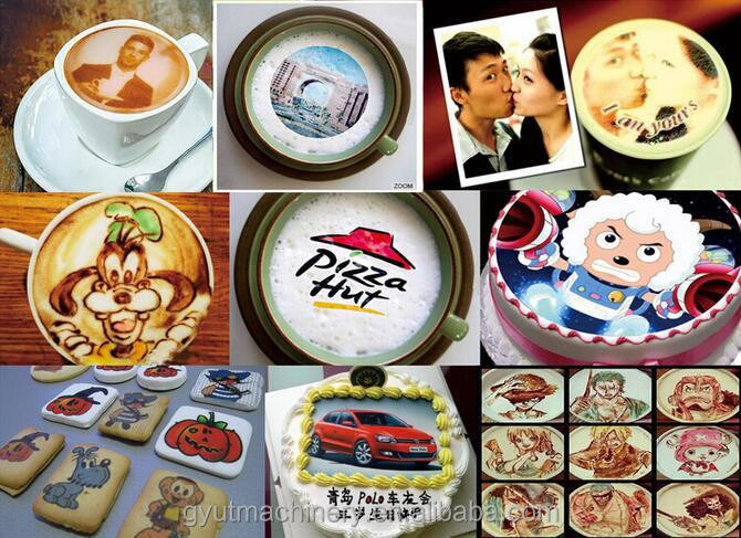 Impressora de café com tinta comestível com conexão de alta velocidade USB2.0 para impressão de arte Selfie Latte