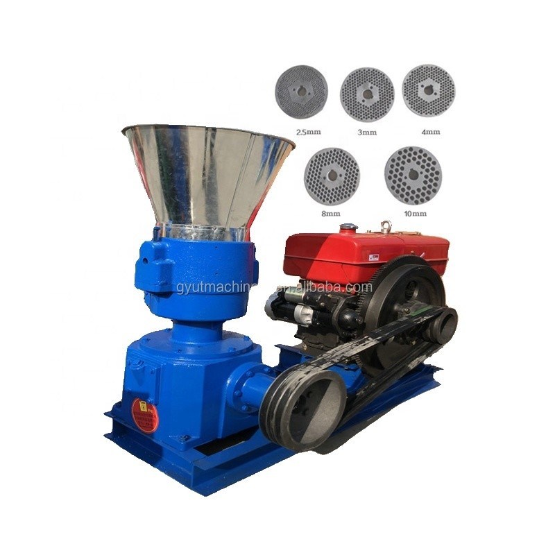 Máquina de processamento de alimentos para rações de farelo de trigo de capacidade 100 kg Moedor e misturador para rações de aves de capoeira