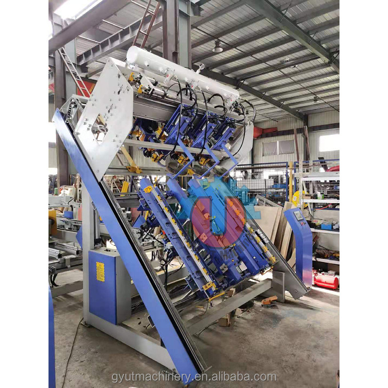 Máquina de pregar paletes totalmente automática para paletes de madeira Euro 2-2.5m3/24H Capacidade
