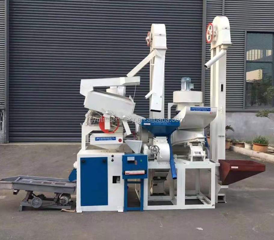 Máquina de moagem de milho de 1 tonelada por hora 1150kg Emery Roller Rice Millet Whitener para casa