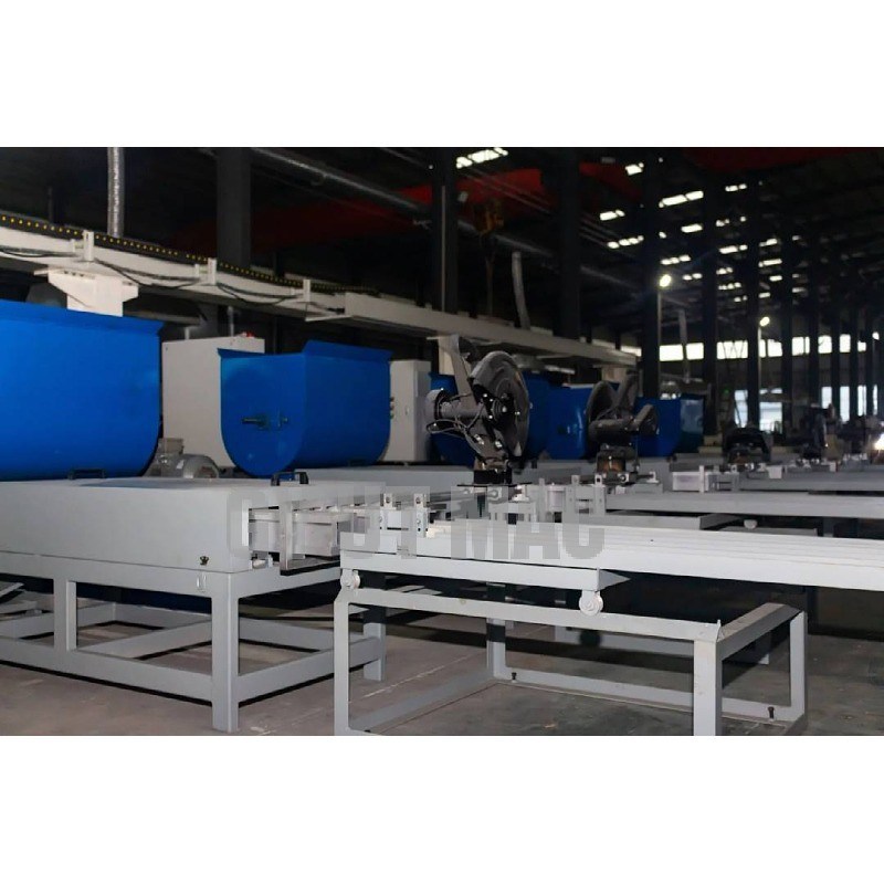 Compressor de serradura para controlo de tipo de processo quente e máquina de tensão de cauda de palha CNC