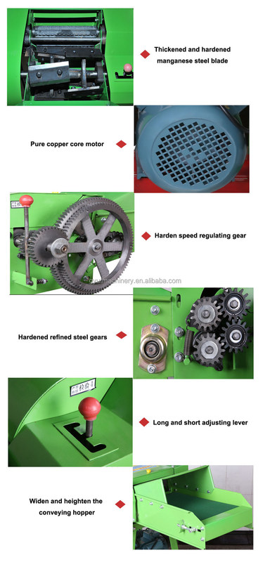 Cortador de minúsculas de forragem de primeira classe Cortador de palha para corte de grama de gado no Paquistão