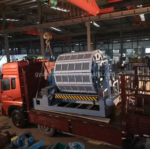 2.8m*1.7m*1.8m Resíduos de cartão de vinho Máquina de suporte de tabuleiro de vidro para produtos de papel durável