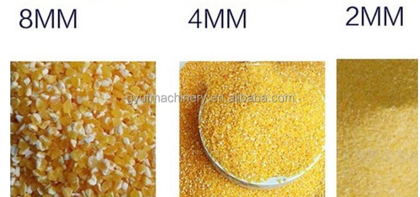Máquina de trituração de milho para alimentos para frangos durável para grãos de milho