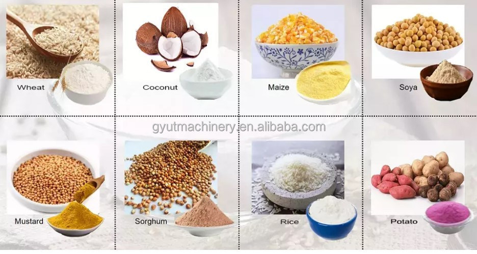 Máquina de trituração de milho para alimentos para frangos durável para grãos de milho