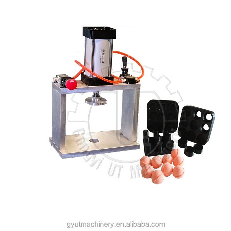 Máquina de Prensa de Bombas de Banho Pneumática Perfeita para fazer bolas de banho de 30-80 mm em casa