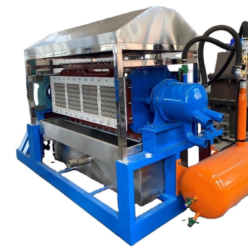 Projeto de máquina automática de prensagem/formagem/moldagem de placas de ovos de papel com tensão de 380v