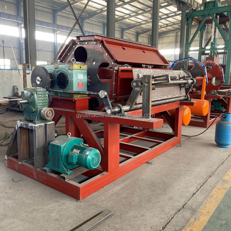 Projeto de máquina automática de prensagem/formagem/moldagem de placas de ovos de papel com tensão de 380v