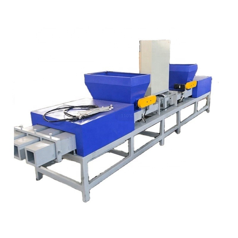 Máquina de prensagem de blocos de madeira para prensagem a quente