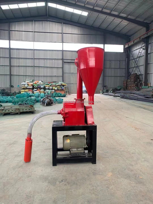 280 mm Diâmetro do rotor Moinho de alimentos para animais para moagem fina e produção de 500 kg/hora