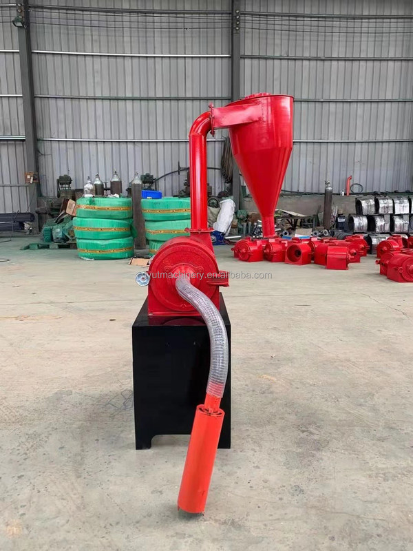 280 mm Diâmetro do rotor Moinho de alimentos para animais para moagem fina e produção de 500 kg/hora