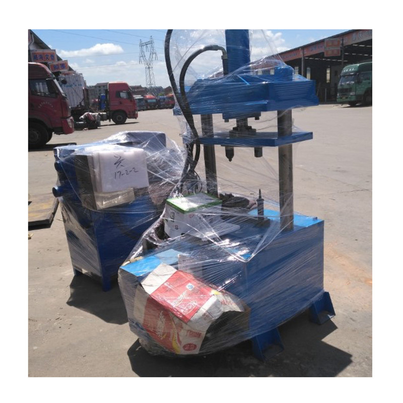 Máquina de fazer escovas de arame de aço inoxidável de bisela torcida de 220v com 2 buracos/h