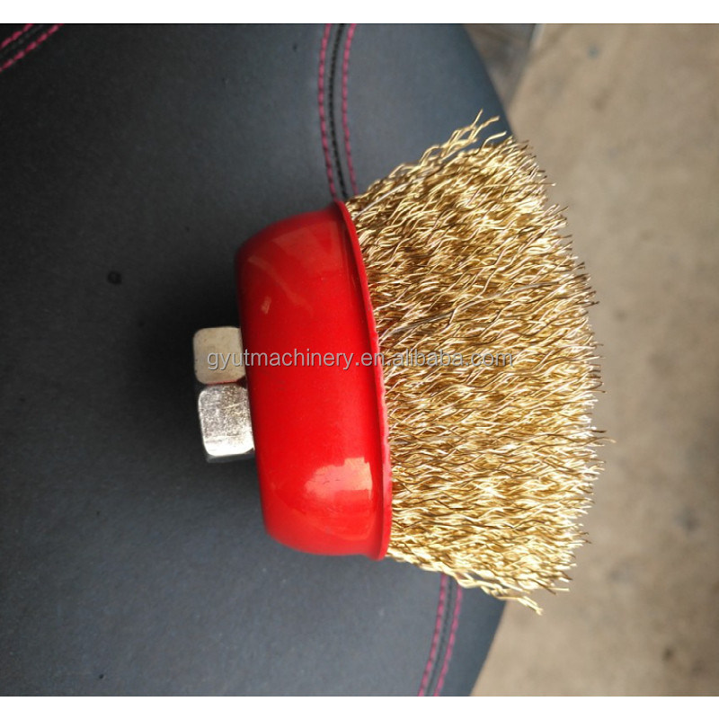 Máquina de fabricação de escovas de arame elétrico torcido CNC de 24v com motor a corrente contínua para escovas de rodas de arame elétrico roscado