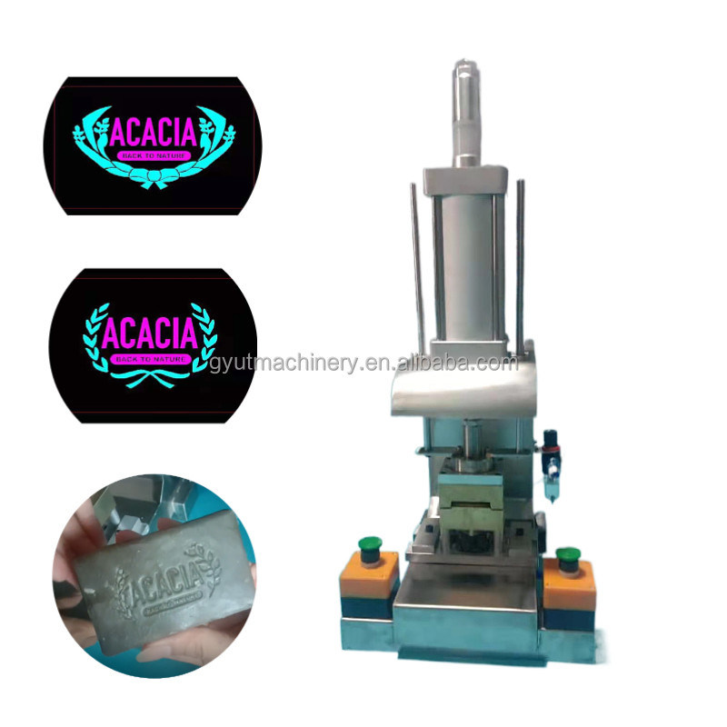 Máquina de estampagem de obras de construção para impressão de logotipos de sabão de várias formas