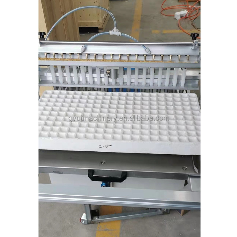 0.55-0.7ha/dia Eficiência de trabalho Planteador de sementes de vegetais adequado para sementeira de tomate