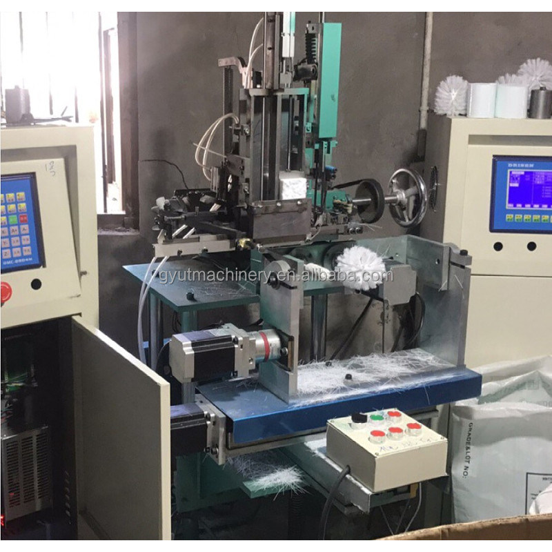 Localização Reino Unido Equipamento de fabricação de vassouras de tufting de duplo estágio feito sob medida