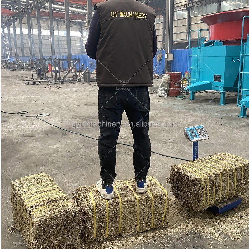 BALERES HY HIDRAULÍCICOS de alfafa com ligação automática 20-30kg peso de baleias e máquina de embalagem de baleias