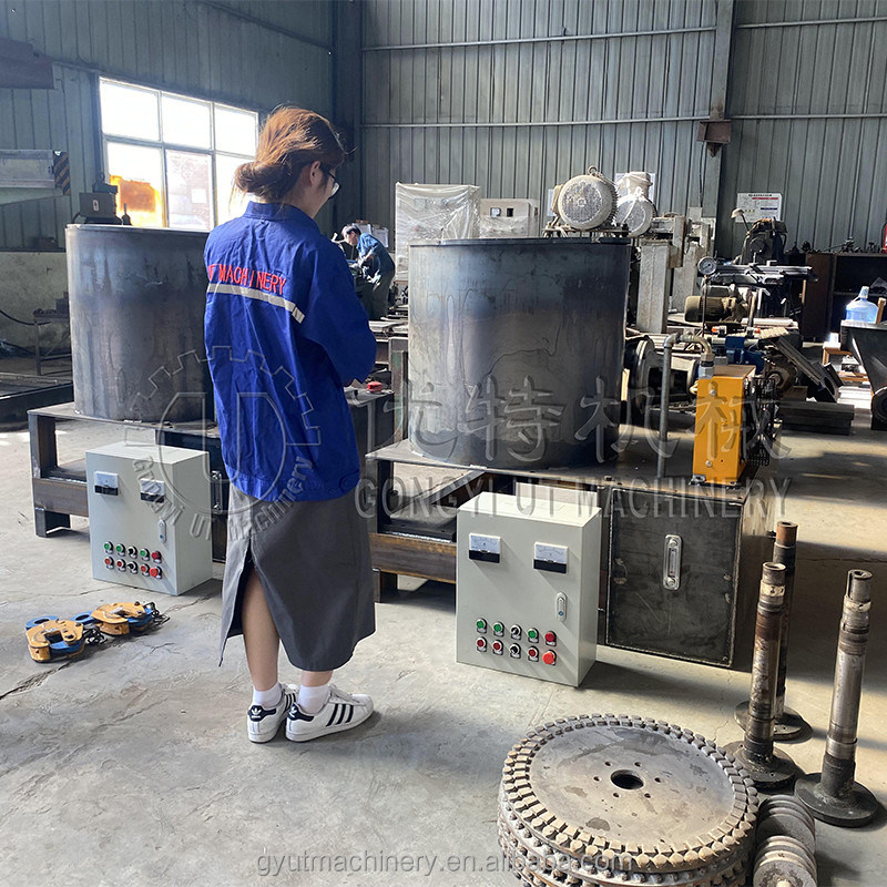 2024 Projetar 100 kg por hora Máquina de prensagem de briquete de serragem para extrusão de estrume de cavalo