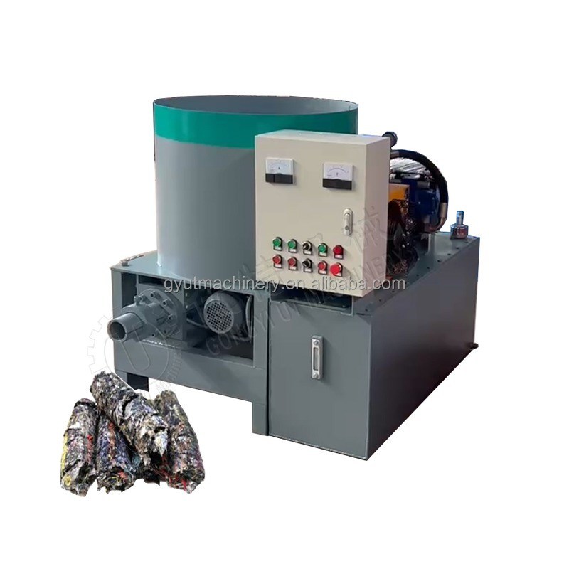 Máquina de briquetear papel triturado em pó de papel Máquina para madeira dura Serra de madeira e casca de arroz