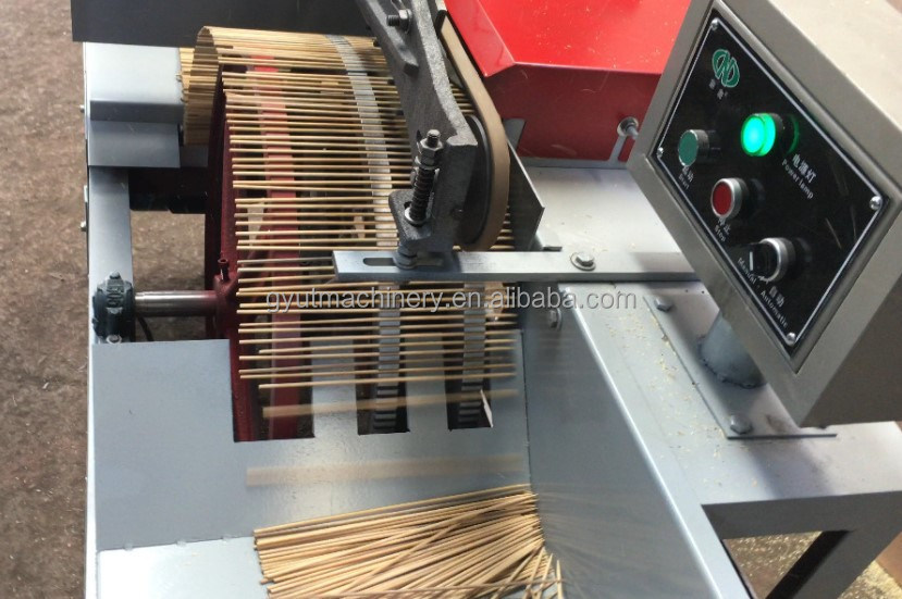 Partilhador de tiras de bambu para 1250 x 700 x 500 mm palito de dentes palito de barbecue